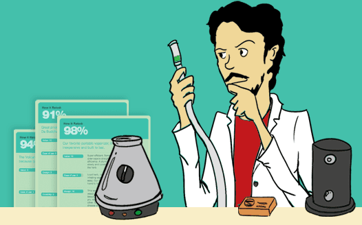 Testing and writing reviews about marijuana vaporizers, both plugin and portable vapes.